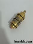 ABS Chrome Thermostatic Mixing Valve 500000 Cycles Brass Flow Cartridge