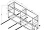 4x8ft Indoor Farm Hydroponic Growing Racks For Vegetable Nursery