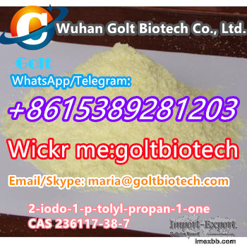 Russia warehouse 2-iodo-1-p-tolyl-propan-1-one CAS 236117-38-7 Wickr:goltbi
