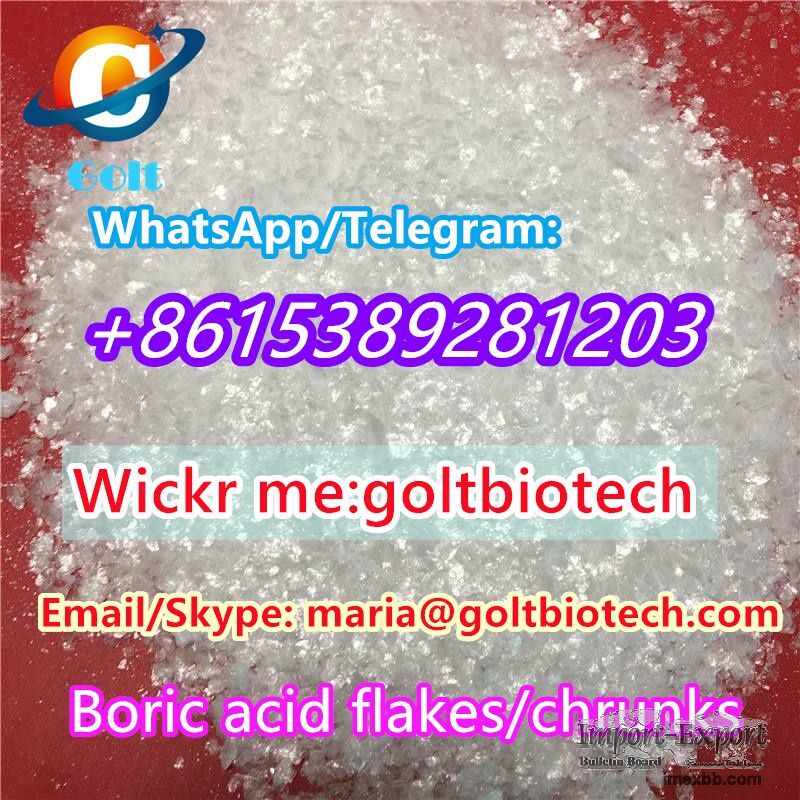 100% safe delivery Boric acid Cas 11113-50-1 chunks Boric acid flakes for s