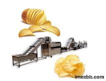 Fresh Potato Chips Production Line , Full Automatic Potato Chips Making Mac