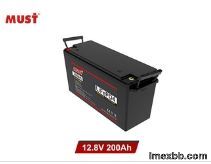 MUST 50Ah 100Ah 200Ah Lithium Iron Phosphate Battery Pack , 12V Lithium Lif