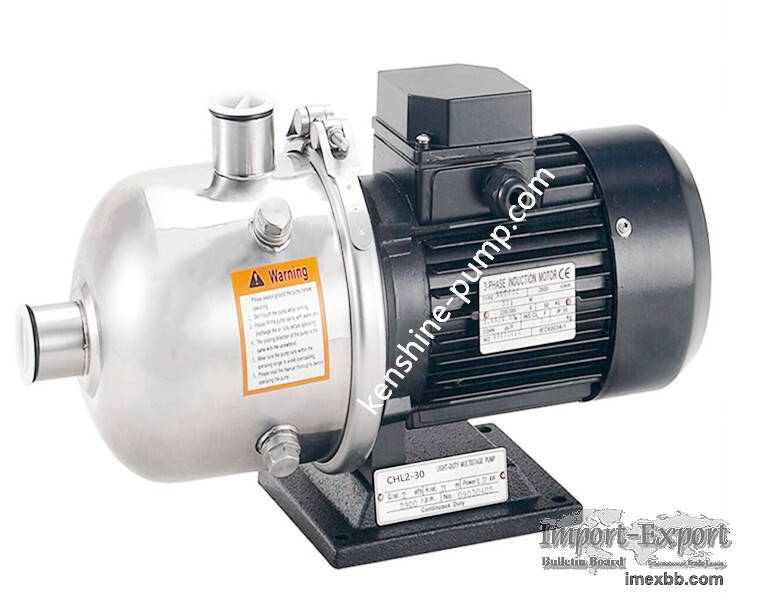 CHL high pressure multistage horizontal water pump
