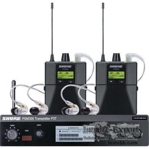 Shure PSM 300 Twin-Pack Pro Wireless In-Ear Monitor Kit (G20: 488 to 512 MH