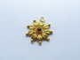 18k gold handmade charm • 17x15