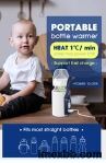 Temperature Control Travel Portable Baby Bottle Warmer Fast Heating Waterpr