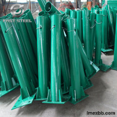 Guardrail steel column