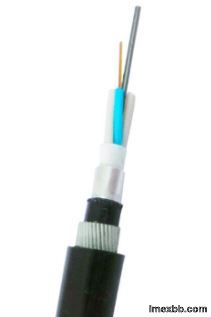 48 72 Cores Outdoor Fiber Optic Cable Aluminium Armoured Anti Rodent GYTA33