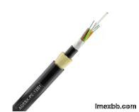 196C SM G652D ADSS Fiber Optic Cable Dielectric Outdoor Black Jacket 3KM/Dr