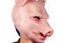 20*33cm Creative Cosplay Head Mask , Latex Pig Masks Full Head For Party