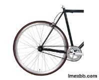 Mini 700C Fixed Gear Bicycle , Single Speed Steel Fixie Racing Bike