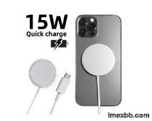 12V 1.5A Wireless Magsafe Charger 15W Ultra Slim For IPhone 12 Pro Max