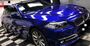 Glare Blue Gloss Car Vinyl Wrap Air Release Swipeable For Vehicle Advertisi