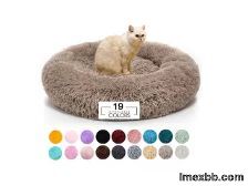 Machine Washable Donut Cuddler Dog Bed Large / 32 Inch Round Dog Bed ODM