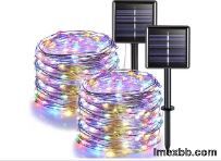 Multi Colored String Solar Outdoor Twinkle Lights 300 MAH 10m Length DC 5V