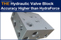 Accuracy of AAK hydraulic valve block is 5% higher than that of HydraForce