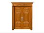 Swing Double Solid Wood Entrance Doors 2.1m Height 6 Layer Painting