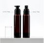 Brown Empty Airless Pump Bottles Lotion Mist Spray Skin Care Cosmetic Bottl