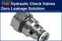 AAK hydraulic check valves added with thread Anaerobic adhesives, 0 leakage