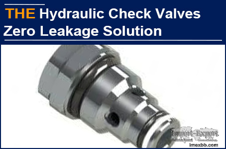 AAK hydraulic check valves added with thread Anaerobic adhesives, 0 leakage