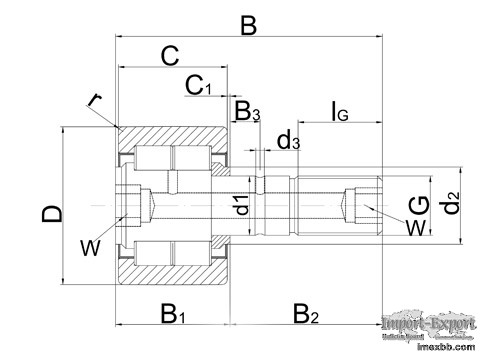 NUKR 80 Cam Follower