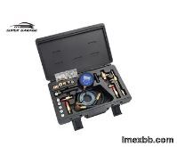 Digital Fuel Injection Pressure Test Kit Universal Fuel Oil Engine Diagnost