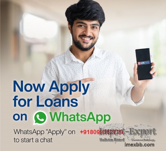 Loan offer at M B Finance