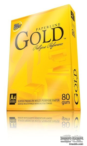 Competitive price Paperline gold a4 80 gsm white copy paper(high grade)