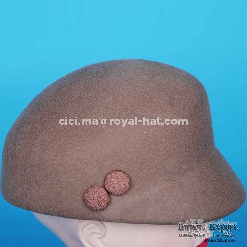 Fashion Style Women Wool Felt Caps
