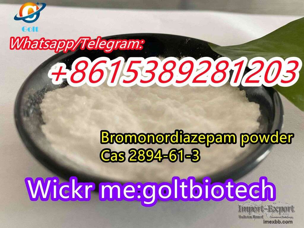 Research chemicals Bromonordiazepam Cas 2894-61-3 white powder for sale Chi