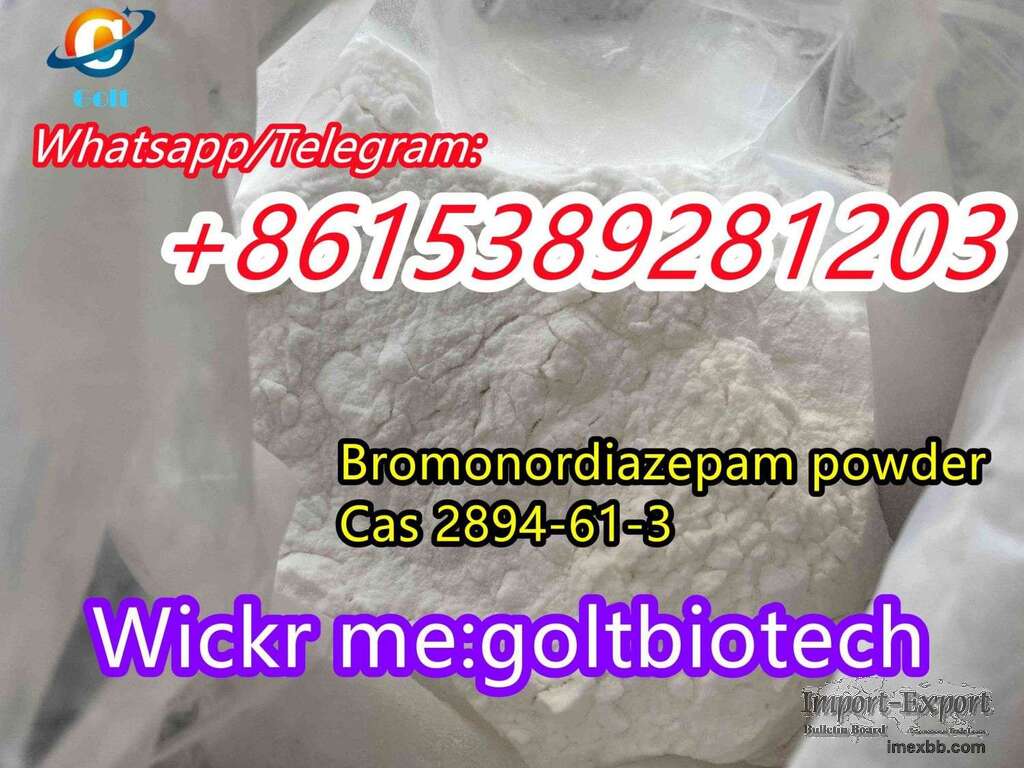 99% Bromonordiazepam Cas 2894-61-3 buy bromazolam powder best price China s