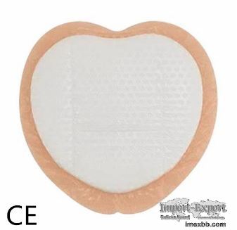 Eco Bordered Silicone Adhesive Foam Dressing FDA Antitear