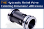 AAK hydraulic relief valve uses quenching process to ensure 0.3mm finishing