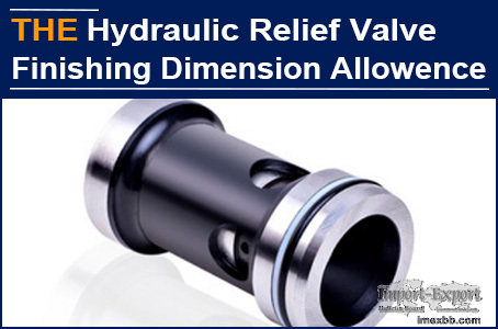 AAK hydraulic relief valve uses quenching process to ensure 0.3mm finishing