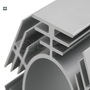 Aluminium profile manufacturer custom made aluminum extrusion heatsink