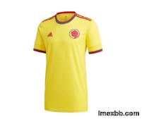 Colombia National Team Football Jersey Short Sleeve Soccer Jersey Home Shir