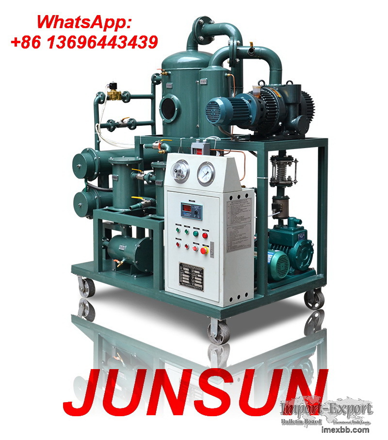 Supply Mobile Turbine Oil Purifier for Power Station Turbine Oil Filtration