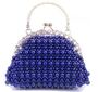 Blue Pearl Hand Bags Hand Weaving With Iron Twist For Women'S 18cm length P