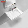 Modern Design Square Wall Bathroom Basin Hung Wash Basin