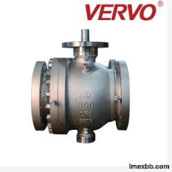 PI Standard 6D Trunnion Ball Valve Pneumatic Duplex Steel Flanged