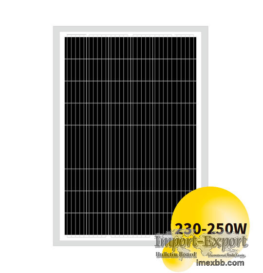 230W-250W Poly Solar Panel With 54 Pieces Solar Cells