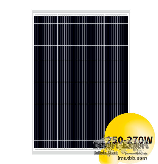 250-260W Mono Solar Panel With 72 Pieces Solar Cells