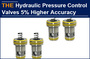 AAK Hydraulic Pressure Control Valve, 5% higher finish machining accuracy