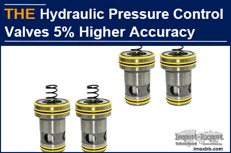 AAK Hydraulic Pressure Control Valve, 5% higher finish machining accuracy