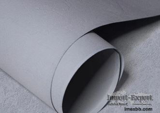 Cement Grain PVC Decorative Foil Rolls Membrane Pressed Non Adhesive