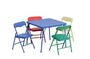 Metal Folding Children Kids Small Card Table With Chairs