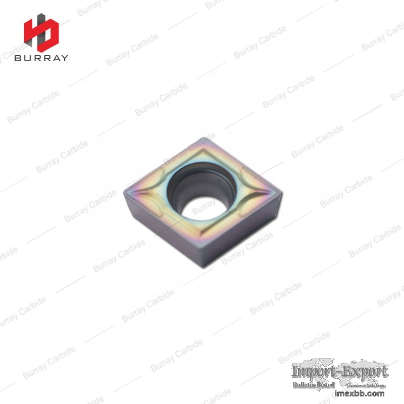 CCMT09T304-TS Tungsten Carbide PVD Coated Cutting Tool Insert for Steel