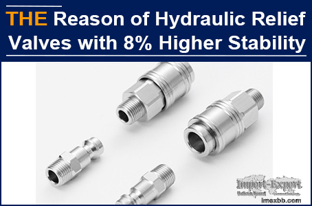 AAK hydraulic relief valve has 8% higher stability than German brand