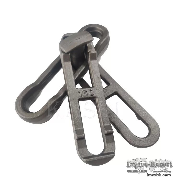 Drop forged rivetless chain