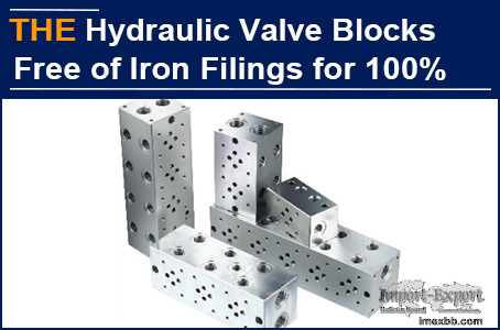 Hydraulic valve blocks with no iron filings, only AAK promised